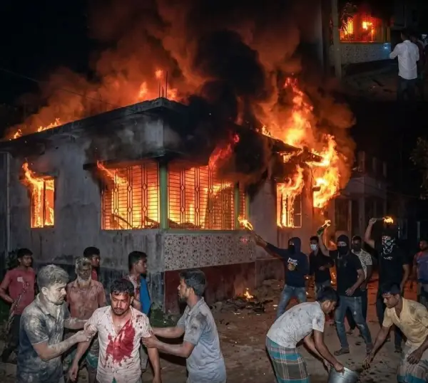 সোনারগাঁয়ে জামিনে ফিরে বাদীর বাড়িতে তাণ্ডব: লুটপাট ও অগ্নিসংযোগ, নারীসহ আহত ৯